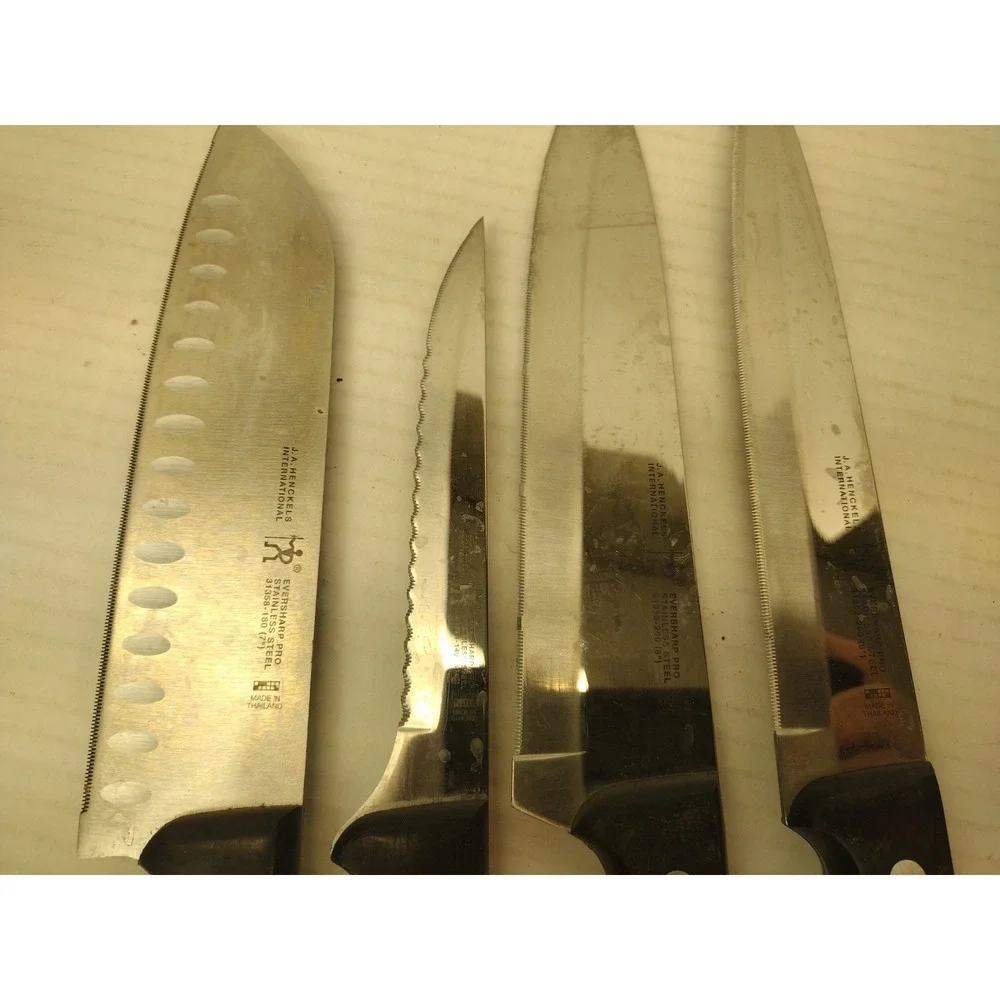 JA Henckels International 4 pc. Chefs Knife Set Thailand Mde Full Tang